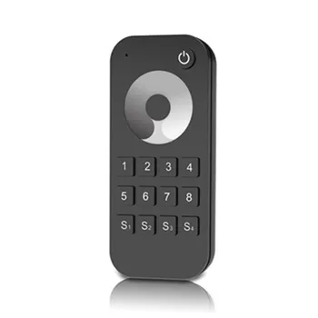 

8 Zones 2.4G Brightness Remote Control RT8 Work with V series wireless receiver/Touch Panel; Led Single color light remote