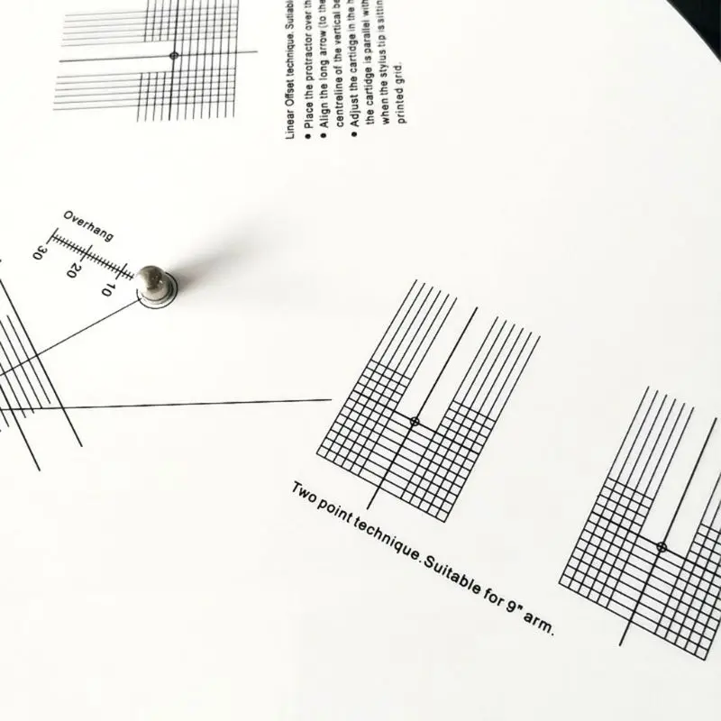 Medidor de Distância para Prato de Calibração Régua de Ajuste para Disco Giratório Instrumento Antideslizante lp - Image 3