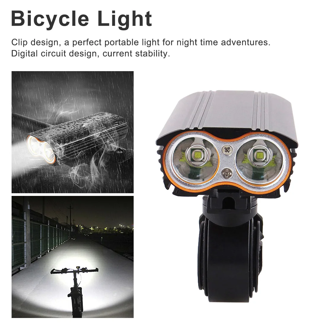 Discount Bike Light Front Headlight Battery Leds Bicycle Light Cycling Lamp Lantern Waterproof Flashlight For Bicycle 4