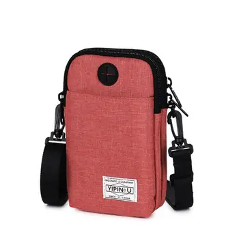 

Men Women Shoulder Bag Waist Storage Messenger Handbag Mobile Phone Packs Sports Purse Pouch Wallet X7XC