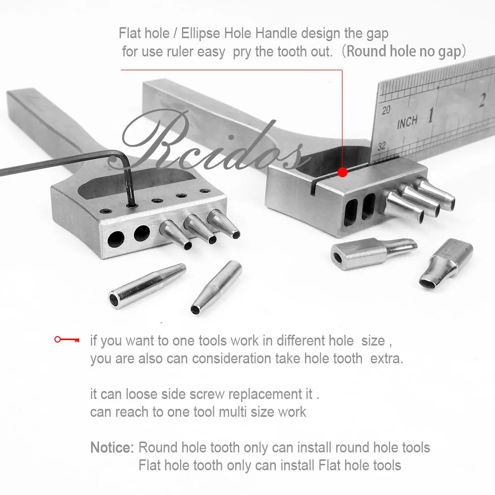 Leather Cutting Tool Watch Belt Puncher Leather Tool For RCIDOS