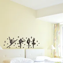 Shi Kai Ballet Dance Classroom Art Architecture Acrylic Mirror Wall Stickers 361307