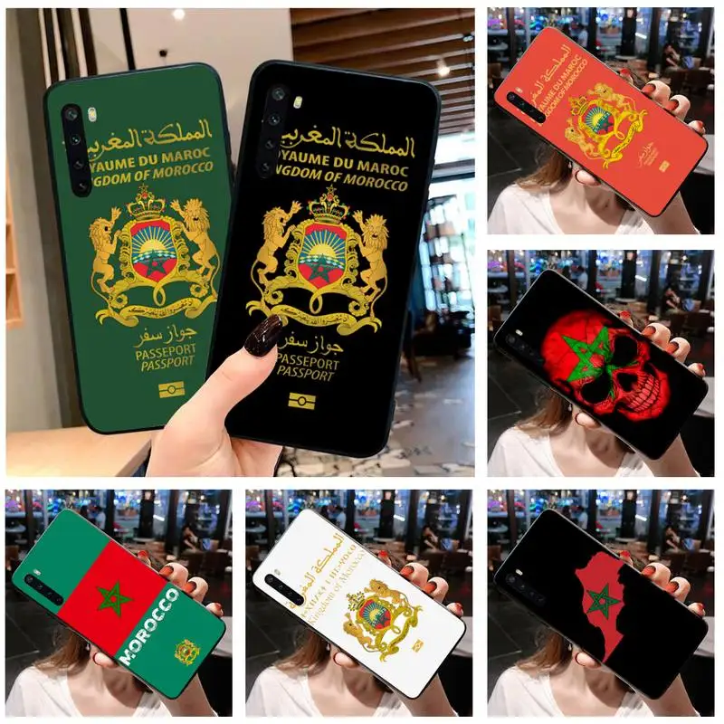 Morocco Flag National Emblem Passport Phone Case for Xiaomi Mi Note 10 Lite 9T Pro xiaomi CC9 | Мобильные телефоны и