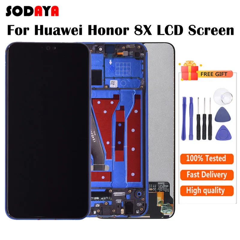honor 8x дисплей для Huawei Honor 8X дигитайзер сенсорного экрана в сборе ЖК-дисплей с