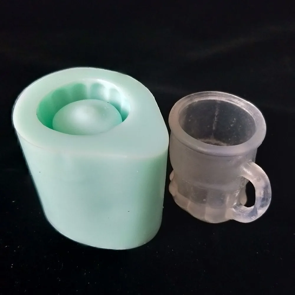 PRZY силиконовые стеклянные формы «Стакан» пивная кружка форма DIY для изготовления мыла силиконовые смолы глиняные формы