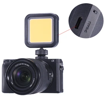 

Camera LED Video Light COB Built-in Battery Adjustable Photographic Lighting @M23