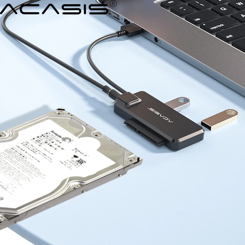 Acasis SATA к USB 3 0 адаптер 2 Sata кабель конвертер для 5 HDD SSD жесткий диск