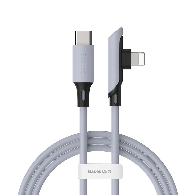 Кабель Baseus type-C для iPhone 11, XR, 8, зарядный кабель PD, 18 Вт, быстрая зарядка, USB C, кабель Lightning, локоть, зарядное устройство, провод, шнур для передачи данных - Цвет: Purple