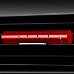 Advanced Car Perfume Air Freshener Clip with Magnet Diffuser (Red)