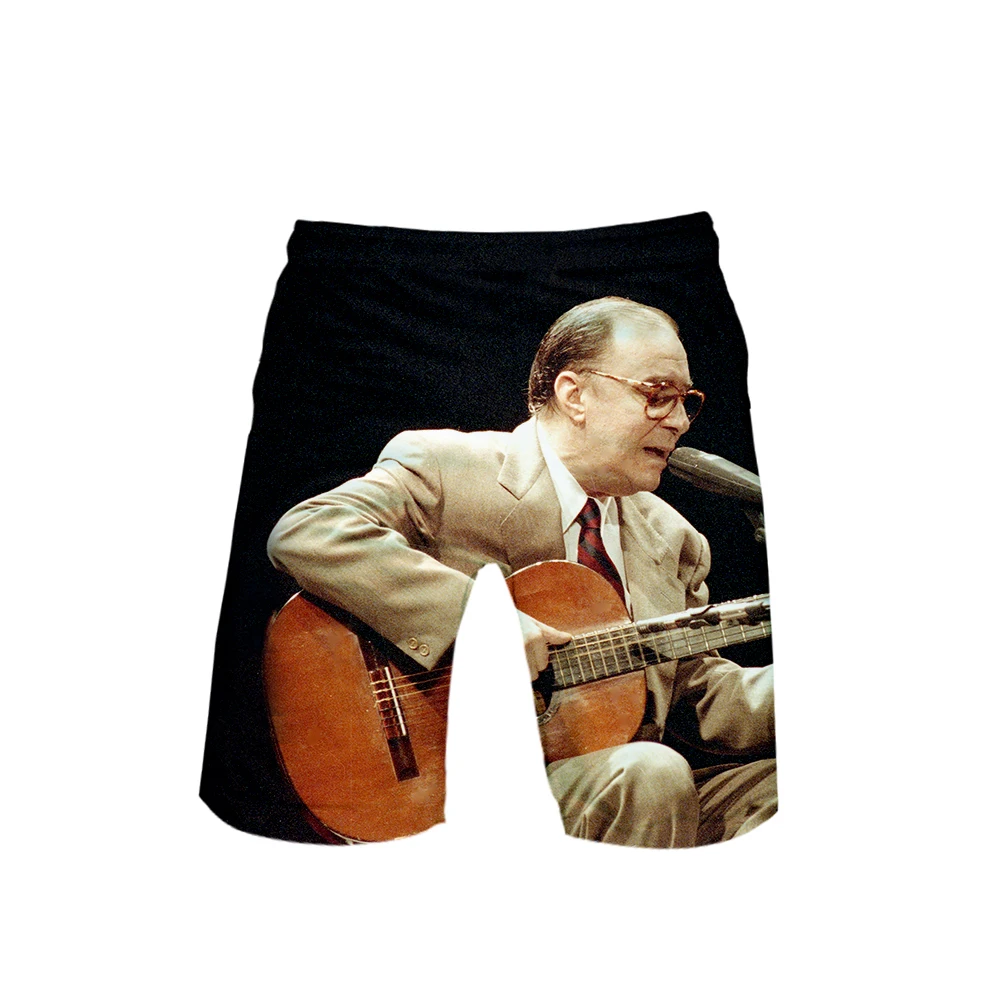 Joao Gilberto бразильский певец 3D летние мужские модные пляжные шорты для отдыха Новые популярные повседневные летние шорты Kpop
