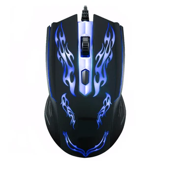 

Wired Gaming Mouse 3 Buttons LED Optical Computer Mouse Gamer Mice For PC Laptop Deaktop USB Cable Game Mouse