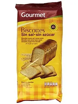 

Gourmet - Biscottes sin sal - Formato familiar - 720 g