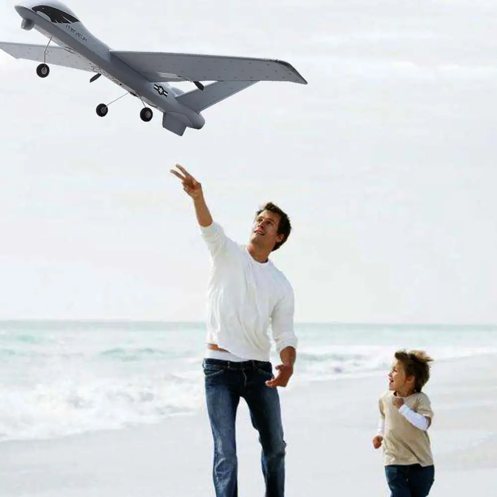 

Z51 Super Big 66cm Wingspan Remote Control Airplane Glider EPP Built-in Gyroscope RC Plane UAV With LED Military Aircraft Model