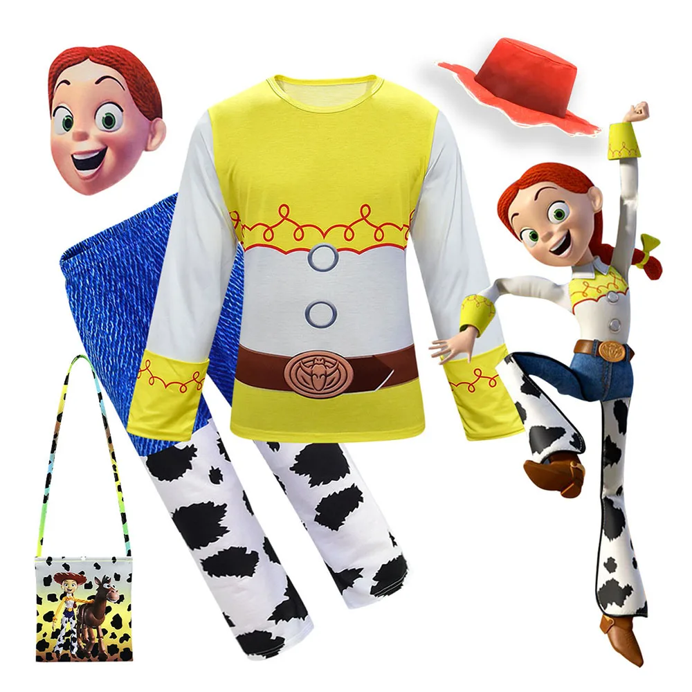 История игрушек 4 Yodeling Cowgirl Jessie костюмы для косплея для девочек Beyond костюм Джесси на Хэллоуин карнавальные Вечерние