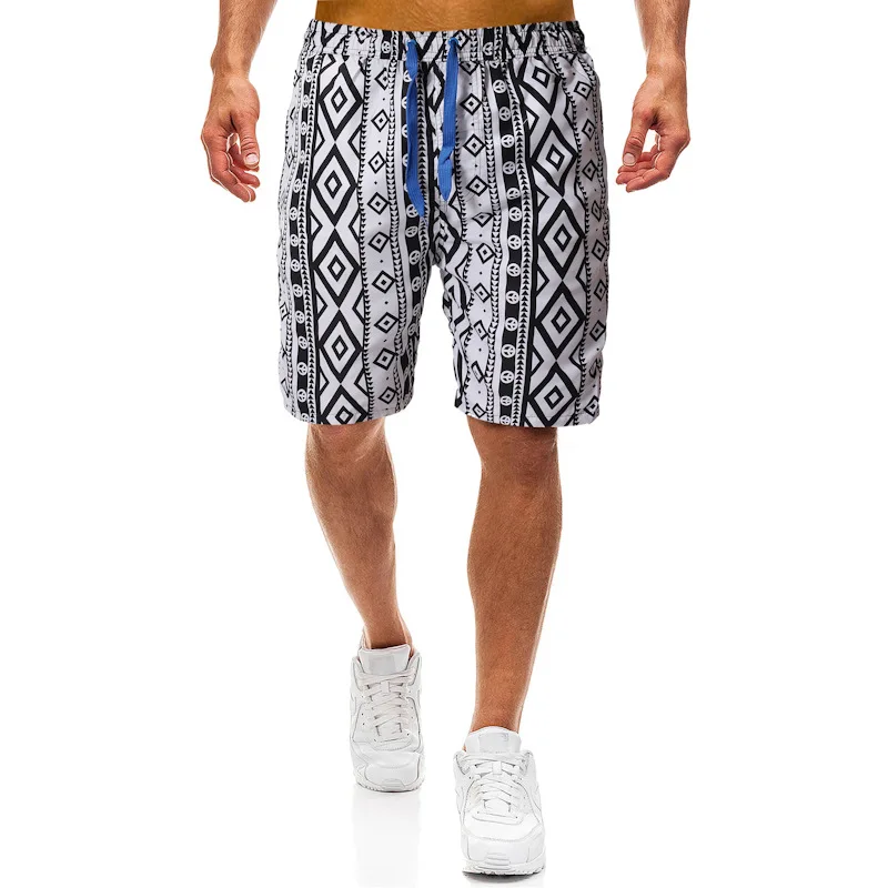 

4XL Beach Shorts Mens Elasticity Summer Swimwear Drawstring Men Loose Trousers High Quality Watersport Youth Breathable Pockets