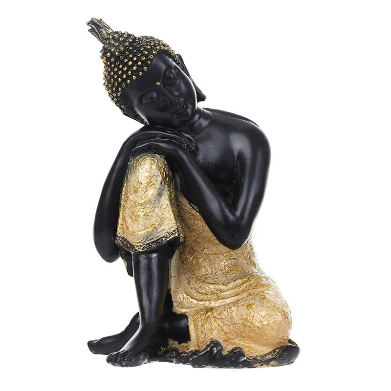 Статуя Будды из смолы Амитабха Будда буддистское украшение таиландский Будда скульптуры татхагата Йога Мандала смола статуя Буда