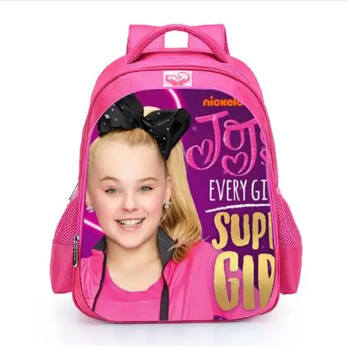 Поп-звезда Jojo Siwa рюкзак школьные сумки для девочек-подростков Повседневный Рюкзак Детские сумки для книг повседневные дорожные школьные сумки - Цвет: as pictures