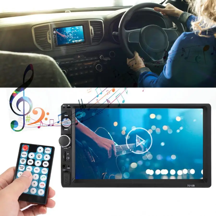 7 дюймов HD Bluetooth Автомобильный Обратный монитор дисплей сенсорный экран