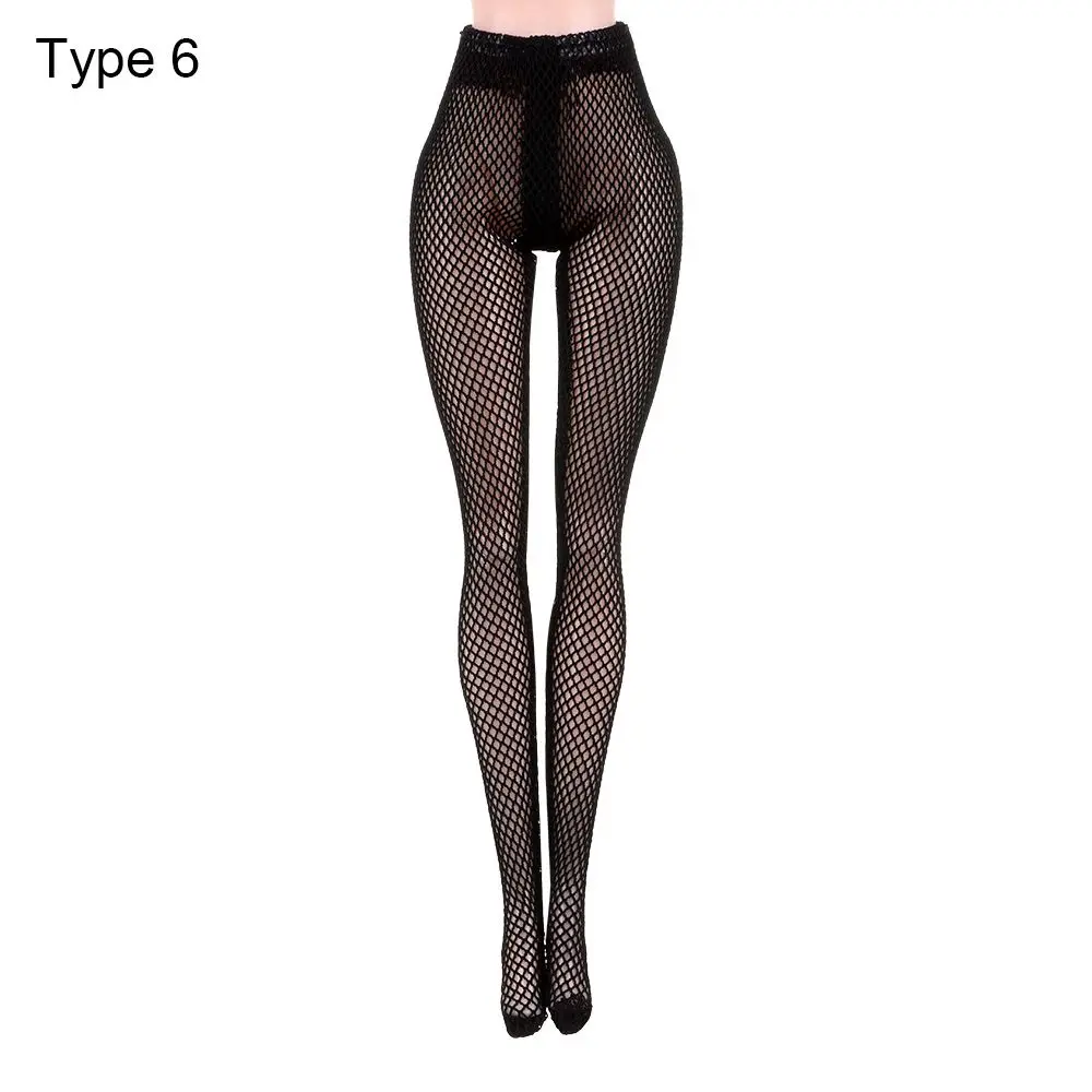 20Styles 1/6 Doll Mini Fishnet Tights Doll Silk Stockings 30cm Doll Accessory Elastic Leggings Toys Panty Hose Bottoms Socks