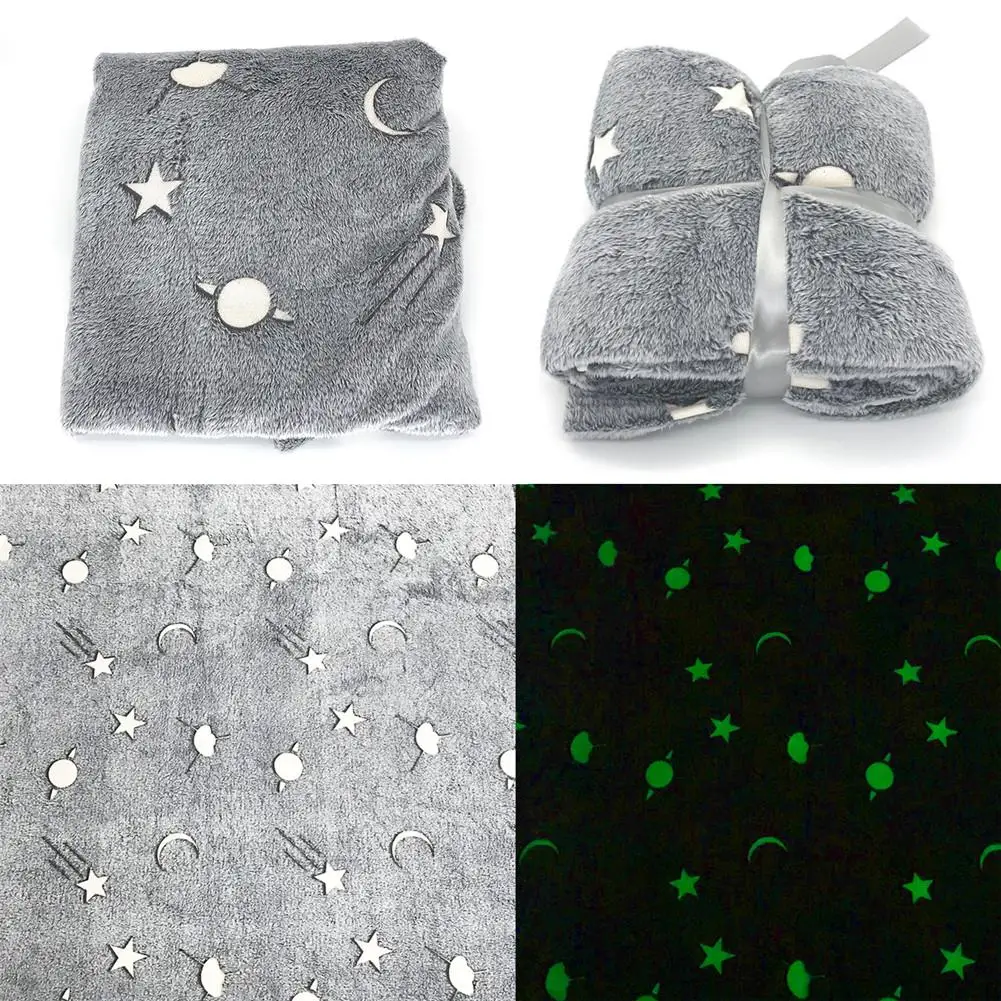 

Home Textile Supplies Comfortable Warm Luminous Blanket for Living Room And Bedroom Travel Blanket Pet Blanket