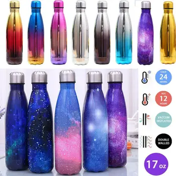 

500ML Portable Thermos Bottle Girl Boy Stainless Steel Water Bottle Vacuum Flasks Insulated Cup High Capacity Student Travel Mug
