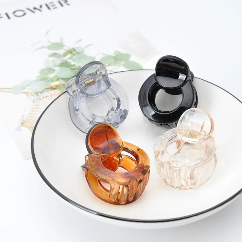 New Fashion Acrylic Women Hair Claw Simple Mini Hairpins Fashion Girls Bun Maker Hair Clip Clamp DIY Tool Hair Accessories New Fashion Acrylic Women Hair Claw Simple Mini Hairpins Fashion Girls Bun Maker Hair Clip Clamp DIY Tool Hair Accessories