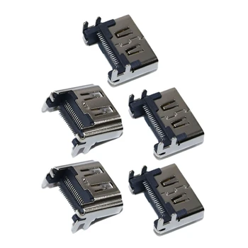 

5 Pcs HDMI Jack Port HDMI Socket for Sony Playstation 4 PS4 Controller