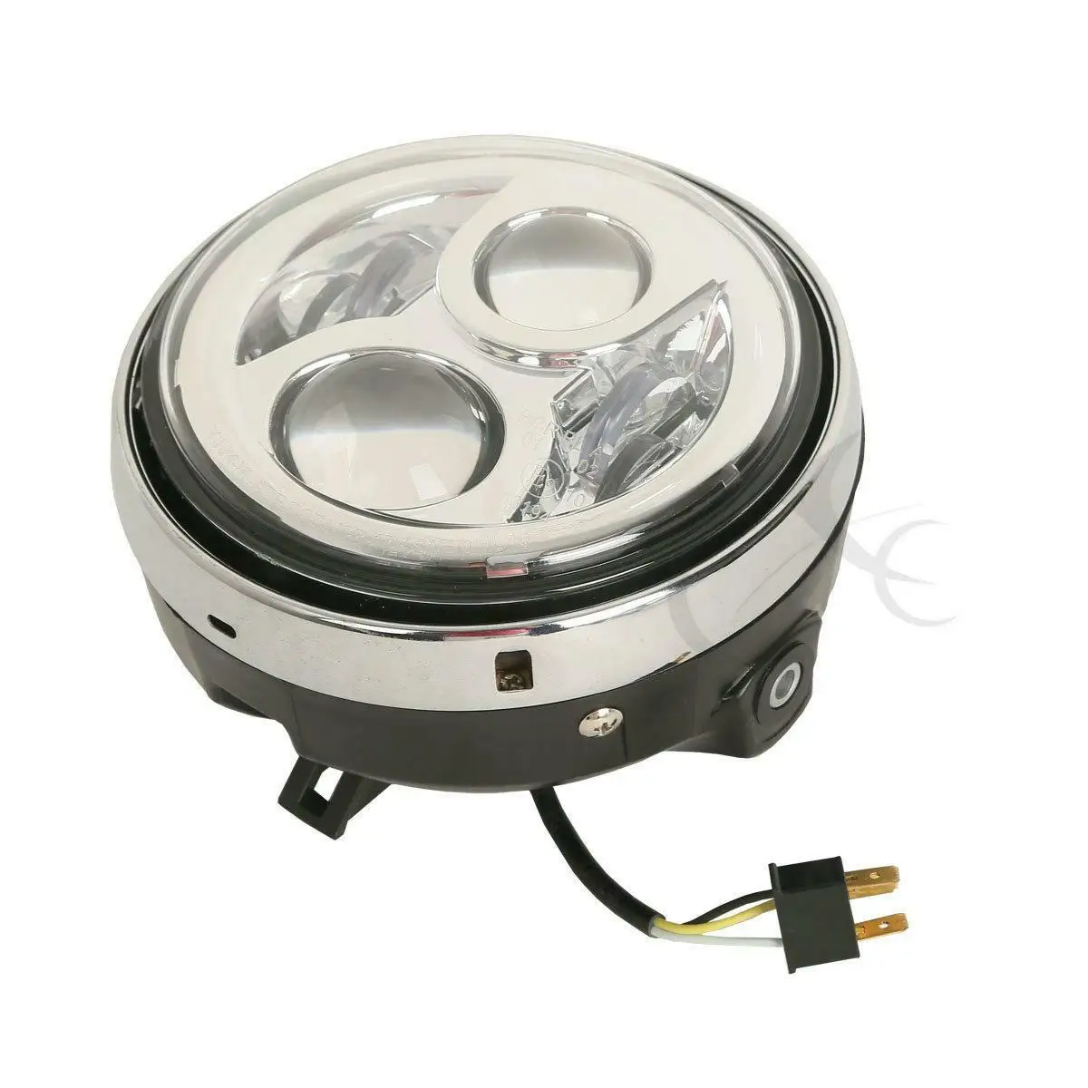 Motorcycle 7" Round LED Headlight Lamp For Honda CB 400 500 1300 Hornet 250 600 900 VTR 250
