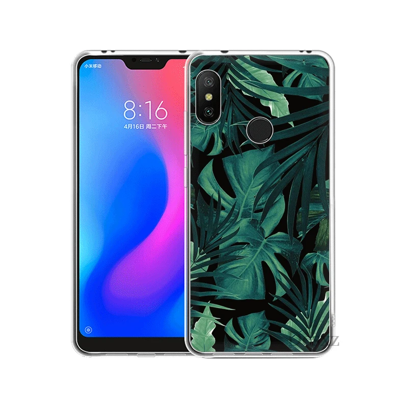 Мобильный чехол для телефона для Xiaomi mi 5 5S 6 mi x 2S 8 A1 A2 5X 6X Lite F1 9 9T MAX 3 A3 Pro CC9 CC9E чехол листья пальмы