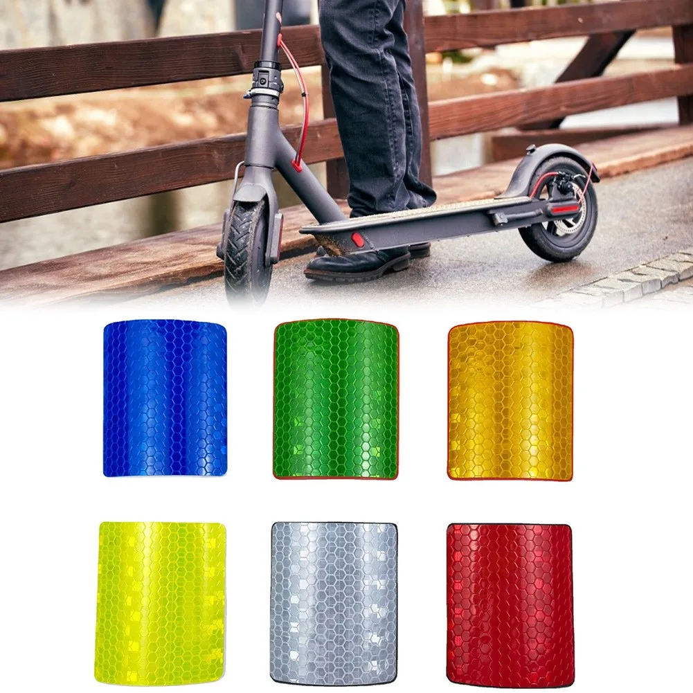 1Set Front&Rear Wheel Cover And License Reflector Sticker For XIAO*MI M365/PRO PET Electric Scooters Component Parts Accessories