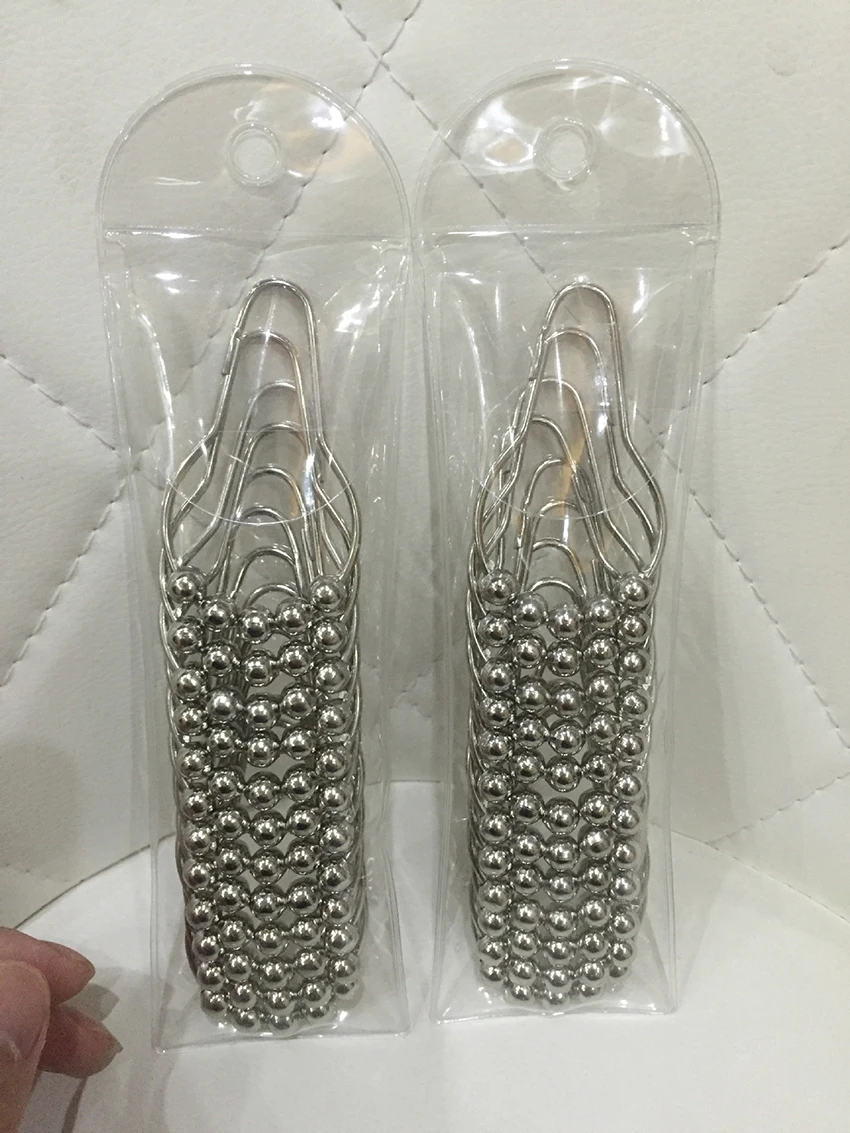 Description Picture 5 of itemShower Curtain Rings Metal Shower Curtain Hooks Rings For Bathroom Shower Rods Shower Hooks Shower Rings For Curtain