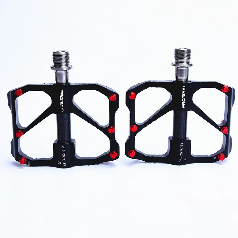 

Ultra-Light Bicycle Pedal MTB Road Bike Titanium Carbon Magnesium Pedals 3 Bearings Fashion Universal Bicycle Accessories