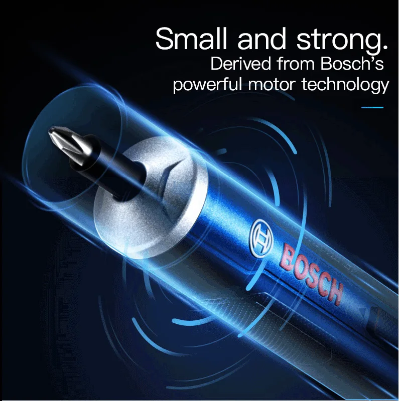  Bosch Go 6 Modes Adjustable Torques Screwdriver Tool Kits ，Rechargeable 3.6V Smart Cordless Screwdr