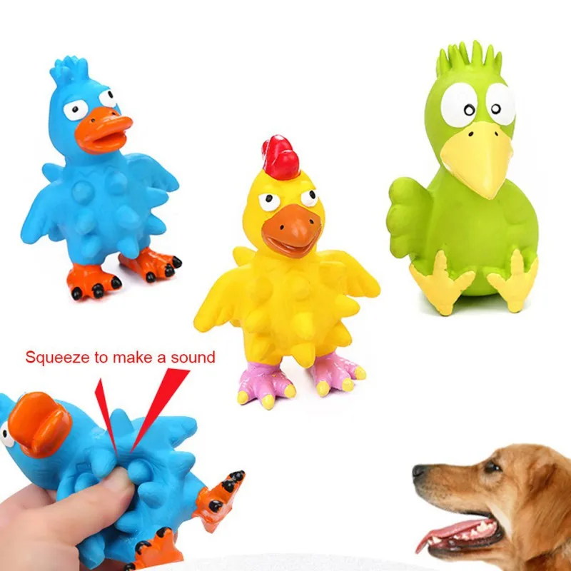 Игрушка для щенков питомцев кричащая курица игрушка со звуком инструмент
