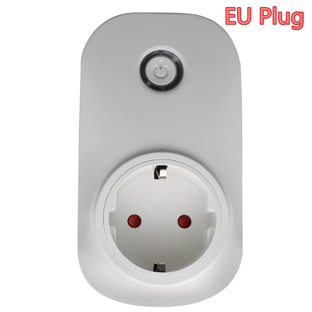 EU plug WiFi интеллектуальная розетка беспроводной пульт дистанционного управления адаптер приложение дистанционное управление для Amazon Alexa Google Home EU/US/AU/UK/IT/BR/FR/JP - Цвет: EU plug