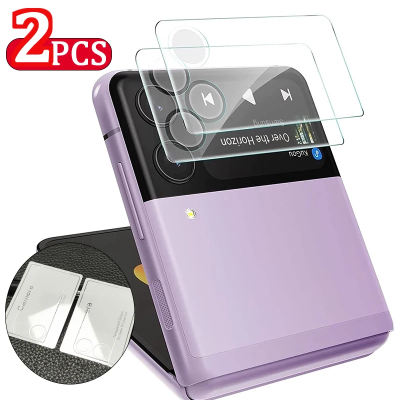 Закаленное стекло для объектива камеры 2 шт. Samsung Galaxy Z Flip 3 5G Защита экрана Fold3 4