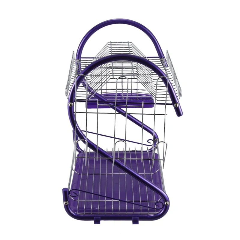 Утюг 2 яруса кухня блюдо чашка Сушилка(Цвет: фиолетовый
