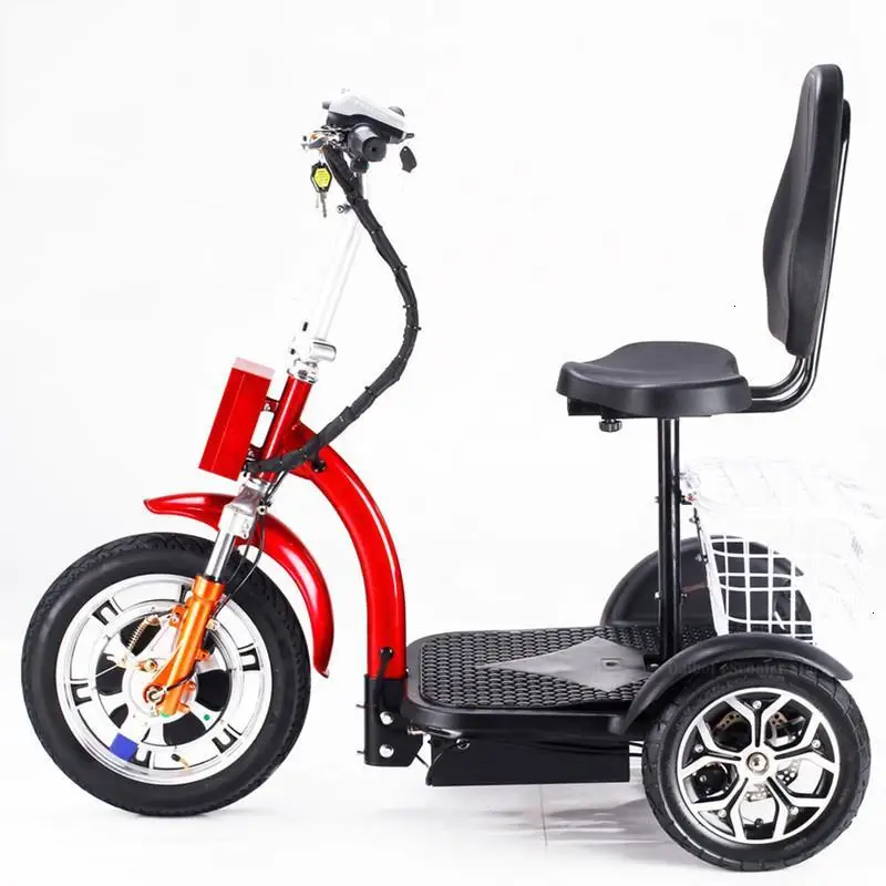 Daibot Mini Electric Tricycle Scooter Electric Scooters Removable BatteryBasket 16 Inch 48V 500W Electric Scooter Adults Kids (18)