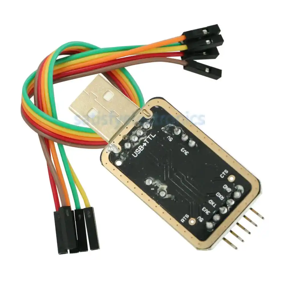 CH340G RS232 Upgrade to USB TTL Auto Converter Adapter STC Brush Module Golden