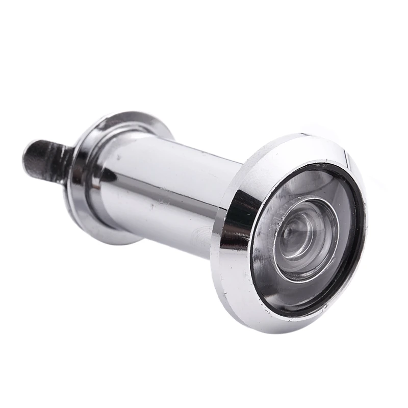 200 Degree 35-60mm Wide Angle Scope Peephole Door Viewer Silver Tone