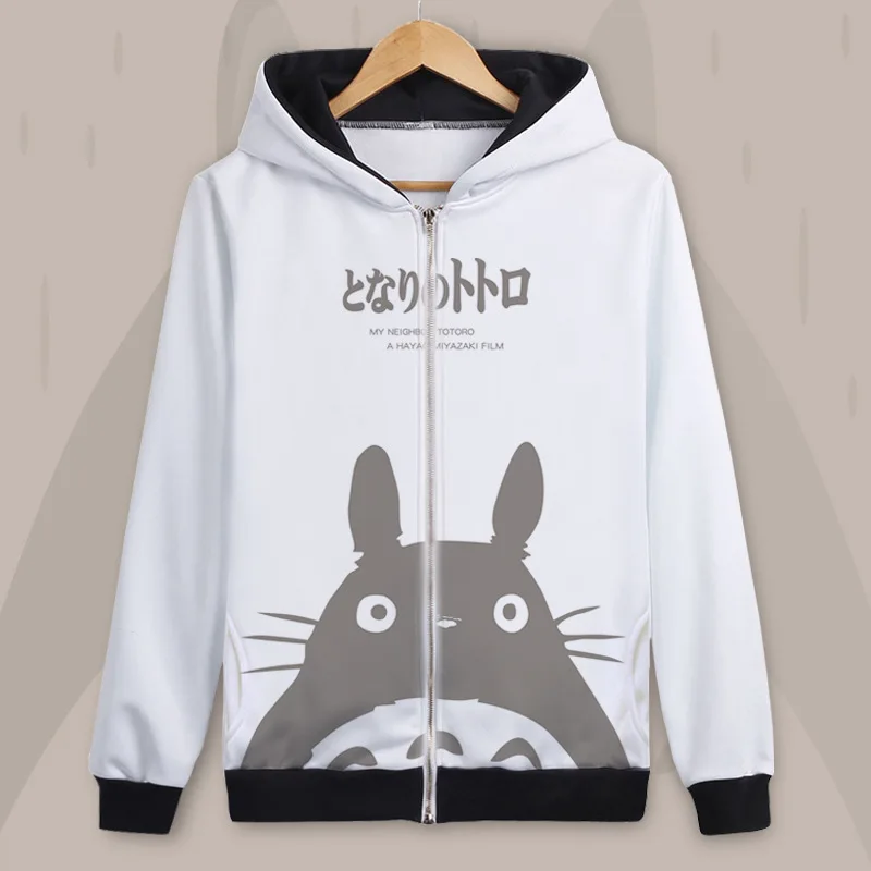 Tonari no Totoro Grass wall толстовка с капюшоном, костюм для косплея, для мужчин и женщин, модная мультяшная куртка с капюшоном, школьная форма для студентов