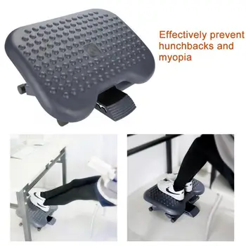 

Adjustable Height Foot Rest Stool Ergonomic Portable Comfortable Under Desk Home Office Foot Rest a