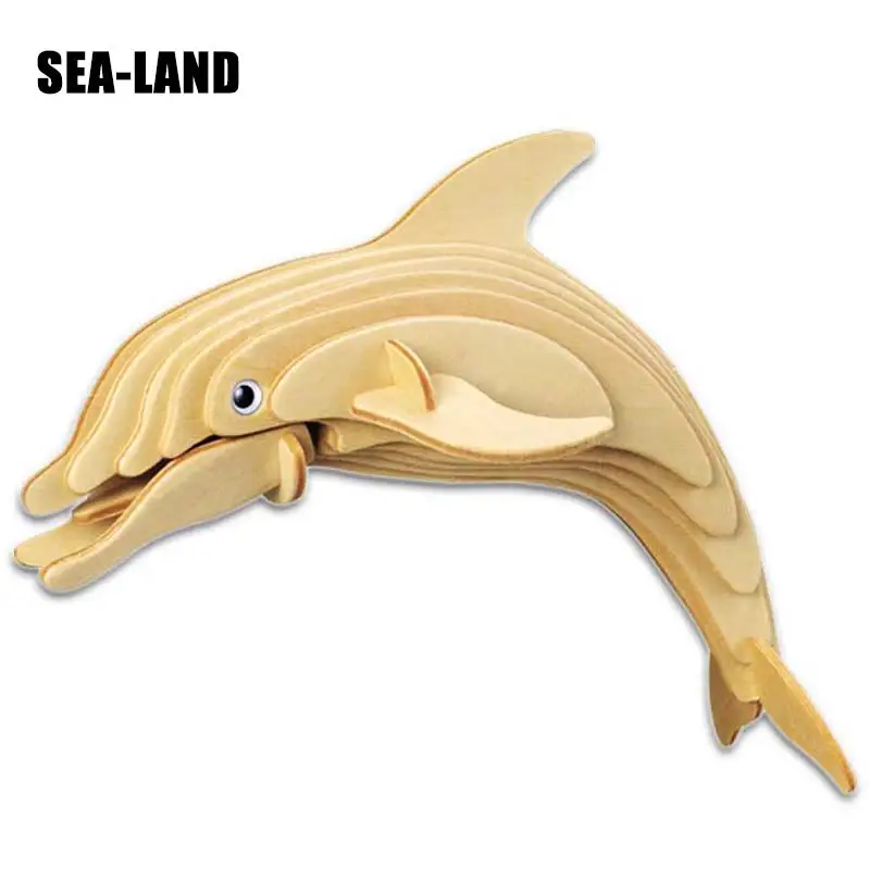 wooden dolphin