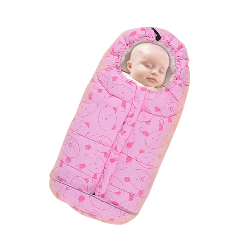 Детская коляска для сна, сумка, зимние теплые для детей прогулочная коляска ножная муфта, ветронепроницаемое детское одеяло-конверт, спальный мешок для новорожденных