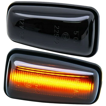 

2X Led Side Marker Amber Light Bulb Repeater Lamp Indicator for Citroen Saxo Fiat Peugeot Scudo 106 Ii 306 406 806