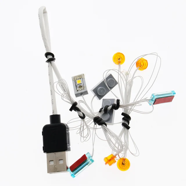 MTELE Brand LED Light Up Kit For City Series Deep Space Rocket and Launch Control Compatile With 60228