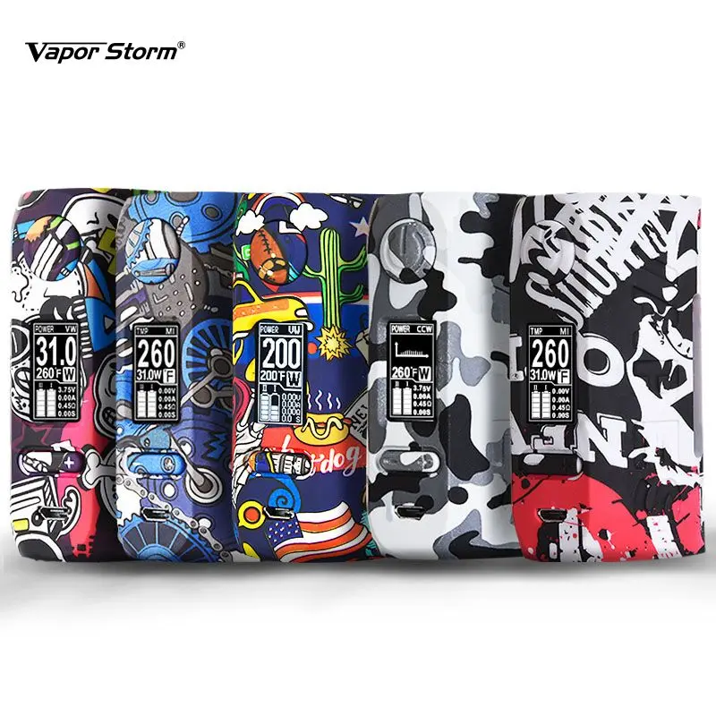  Vapor Storm Storm 230 Bypass 200W TC Box Mod Vaper Mod FIT Electronic Cigarette RDA RDTA by Dual 18
