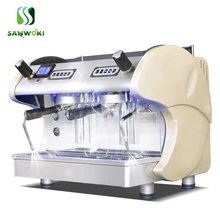 Коммерческий эспрессо машина для кофе итальянская полуавтоматическая двухголовая кофемашина насосная Паровая Интегрированная машина