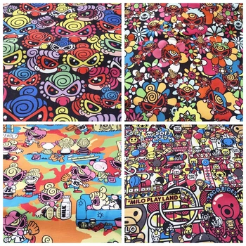 

ZENGIA 50*140cm Hysteric Mini Thin Canvas Fabric For Home Textile Sewing Diy Tablecloth/Bag/Cushion/ Sofa Cover Curtain Clothes