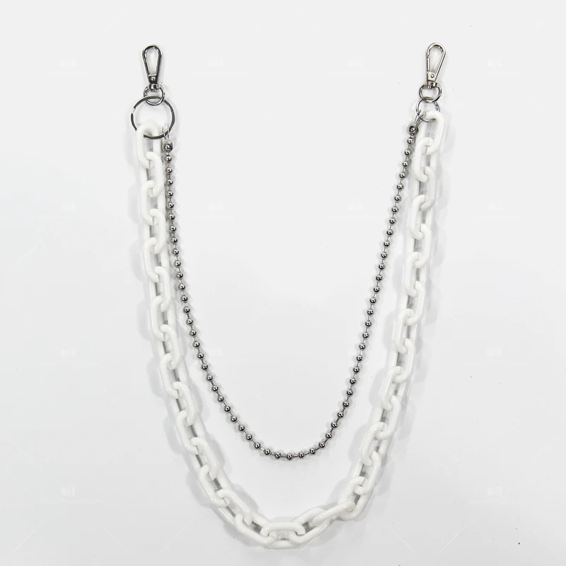 Punk style hip hop keychain ins popular 